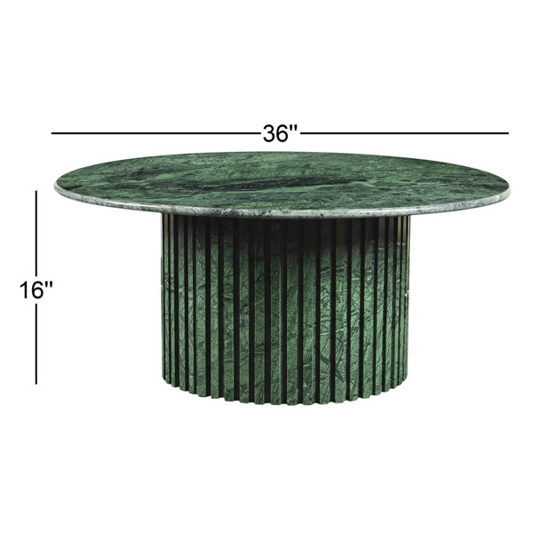 Brayden Studio® Genoa Tokay Pedestal Coffee Table & Reviews | Wayfair